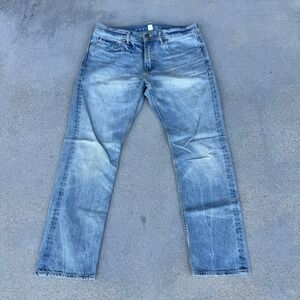 Banana Republic 33x30 Slim Light Wash Denim Jeans Men